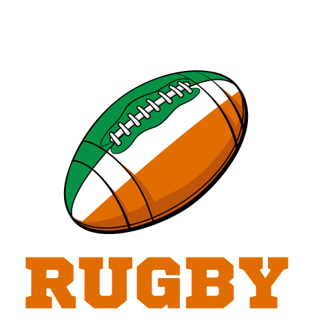 Ireland Rugby Ball Tank Top (Black)